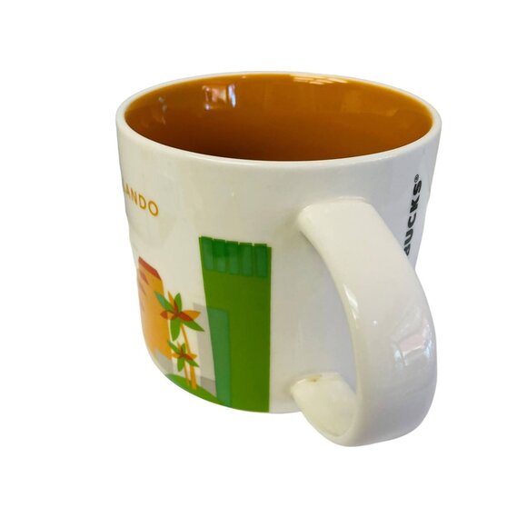 Starbucks You Are Here Collection Orlando Mug - Orange Interior - 14 Oz - Collec - Picture 4 of 8